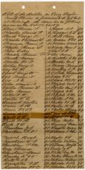 Captain H. H. Wilder's Company Muster Roll, Taylor County, 1870