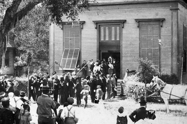 Funeral for William Naylor Thompson, <br />Nassau County legislator and Civil War veteran (1896).