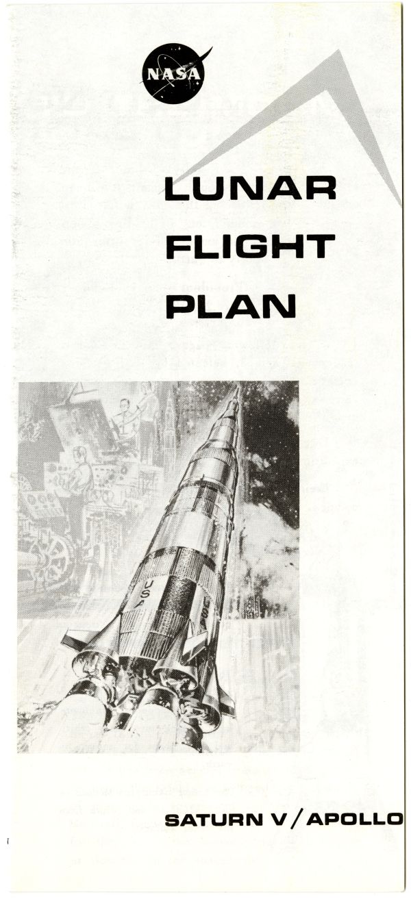 Saturn V/Apollo Lunar Flight Plan Brochure, 1965