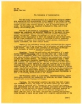 Fellowship of Reconciliation Flier, ca. 1960