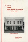 Business Directory of the Orlando Negro Chamber of Commerce, 1960