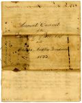 Territorial Treasurer's Report with Exhibits from the Territorial Auditor, 1833