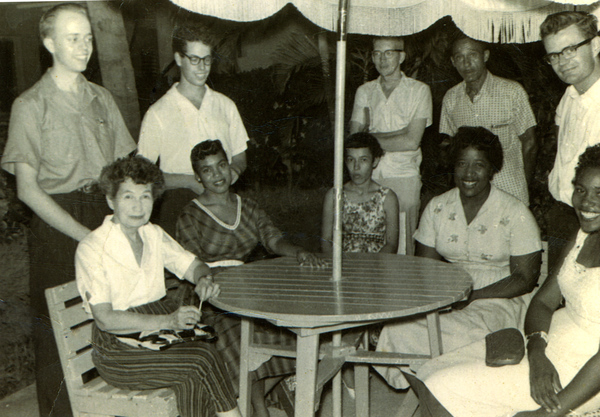 Patricia Stephens and sister Priscilla at a CORE workshop in Miami