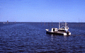 Oyster boats near the fishing village of Eastpoint near Apalachicola, Florida.