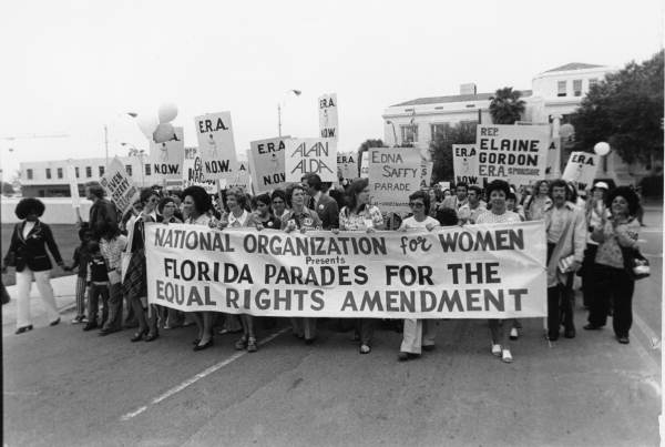 ERA March from Governor's mansion to the capitol - Tallahassee, Florida.