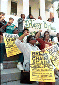 Anti-drug rally is held on Martin Luther King Day - Tallahassee, Florida