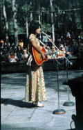 Eugenia Fitchen performs at the Florida Folklife Festival - White Springs, Florida