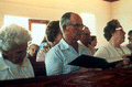 Sacred Harp singing at the Bethlehem Primitive Baptist Church - Old Chicora, Florida