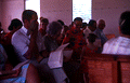 Congregation singing from the Sacred Harp book at the Bethlehem Primitive Baptist Church - Old Chicora, Florida