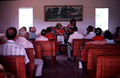 Girls leading congregation in Sacred Harp singing at the Bethlehem Primitive Baptist Church