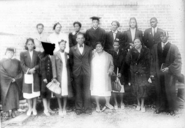 Stevens High School faculty, ca. 1940.