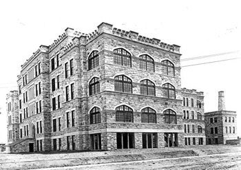 Sacred Heart hospital during construction: Pensacola, Florida (ca. 1914) 