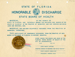 Discharge Certificate