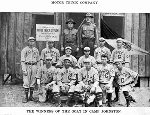 Camp Joseph E. Johnston baseball team: Jacksonville, Florida (1918)