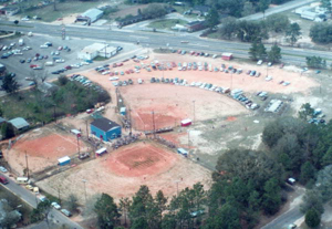 Aerial view of Pace Recreation Complex: Milton, Florida (1981)