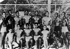 Swim team at Robinson Trueblood swimming pool: Tallahassee, Florida