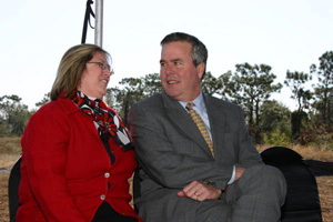 Governor Bush with DEP secretary Colleen Castille (2006)