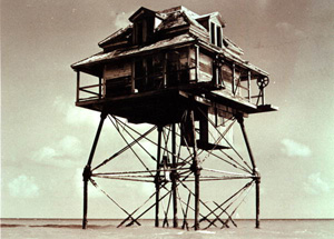 The "House on Stilts", end of the NW channel: Key West, Florida (19--)