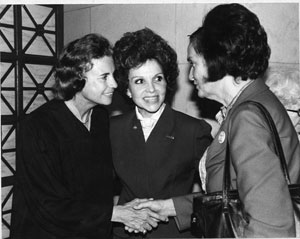 Justice Sandra Day O'Connor, Paula Hawkins, and Roxcy Bolton (1980's)