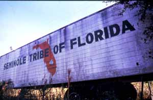 Seminole Tribe of Florida semi-truck: Big Cypress Reservation, Florida (1989)