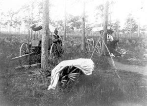 Seminole family on the move (1900s)