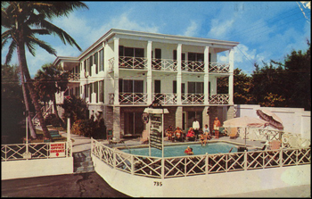 Natchez Plantation House Hotel: Fort Lauderdale, Florida (ca. 1960s)