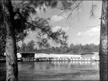 Scene showing the new underwater theater (1947)