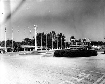 Entrance to Weeki Wachee Springs amusement park near Brooksville (19--)