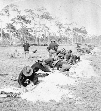 Skirmish line entrenchment (1898)