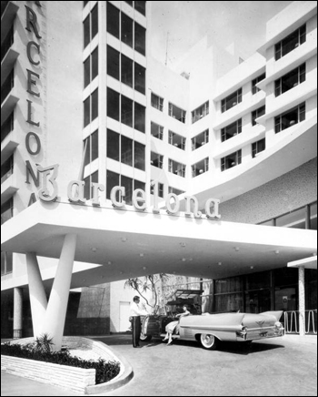 Example of South Florida art deco architecture (ca. 1978)