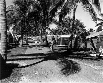 View of Hollywood Beach Trailer Park: Hollywood, Florida (1953)