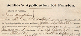 Confederate Pension Applications