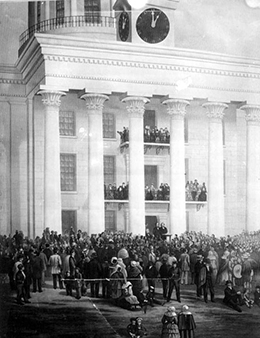 Inaugeration of Confederate President Jefferson Davis: Montgomery, Alabama (February 18, 1861)