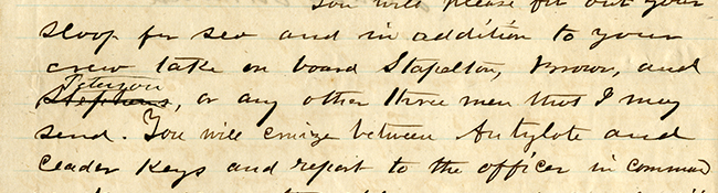 Brigadier General Joseph M. Taylor to Cyprian T. Jenkins, May 22, 1861 (Series 43, Territorial and State Military Expenditures, 1839-1869)