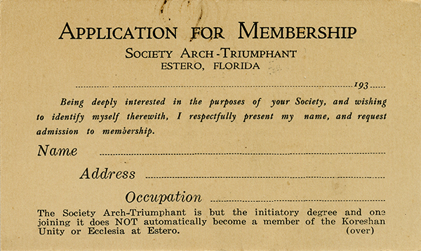 Agreements and Applications for potential and current members
