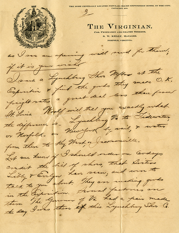 Letter from Henry D. Silverfriend to Cyrus Teed, June 27, 1907
