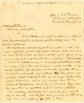 Letter from Chief Surgeon Frank W. Headley to Governor William D. Bloxham, 1898