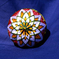 Temari made by Chieri Esposito and Kazuko Law - Gulf Breeze, Florida