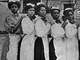 Cooking class at the Daytona Normal and Industrial School (1910 or 1911)