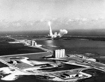 Titan III launch: Cape Canaveral, Florida (ca. 1965)