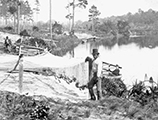 Fisherman's seines on the St. Johns River (1870s)