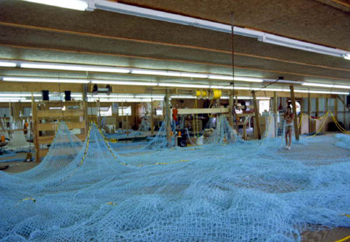 Making of a trawl at Burbank Trawl Makers: Fernandina Beach, Florida (1982)