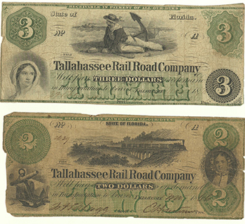 Tallahassee Rail Road Company Scrip