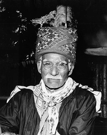 Seminole Indian Billy Bowlegs III at the Florida Folk Festival: White Springs, Florida (1960)