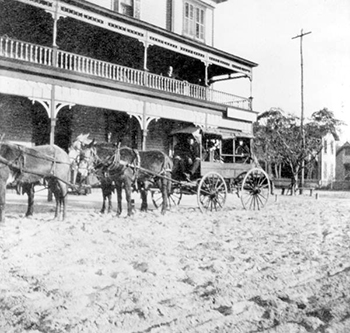 Red Cross ambulance in Tampa during the Spanish-American war (1898)