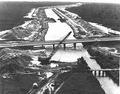 Construction work on the Cross Florida Barge Canal