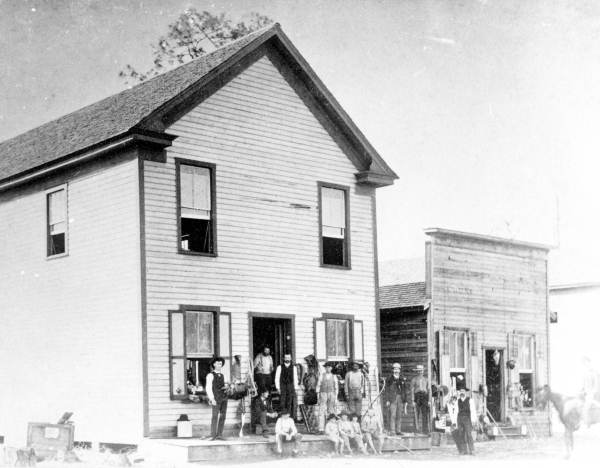 W.E. Daniels' General Store in Arcadia (circa 1890s)