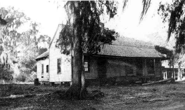 Slave overseer's house at El Destino Plantation, Jefferson County, 1924