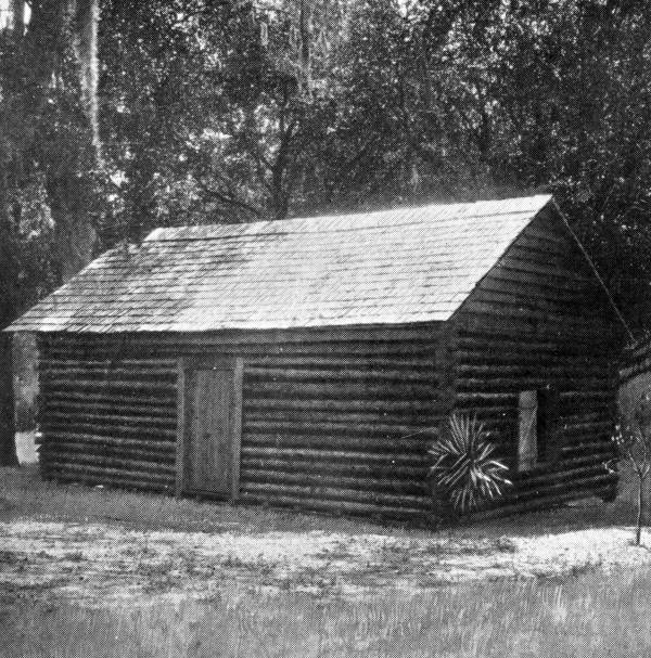 Replica of Florida's first capitol, established at Tallahassee in 1824. The replica was built by local Boy Scouts in honor of Florida's centennial celebration (1924).