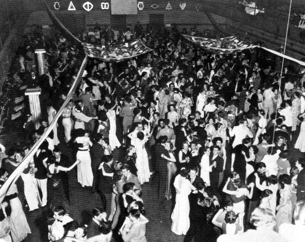 Panhellenic dance at the Florida State College for Women in Tallahassee (ca. 1935).